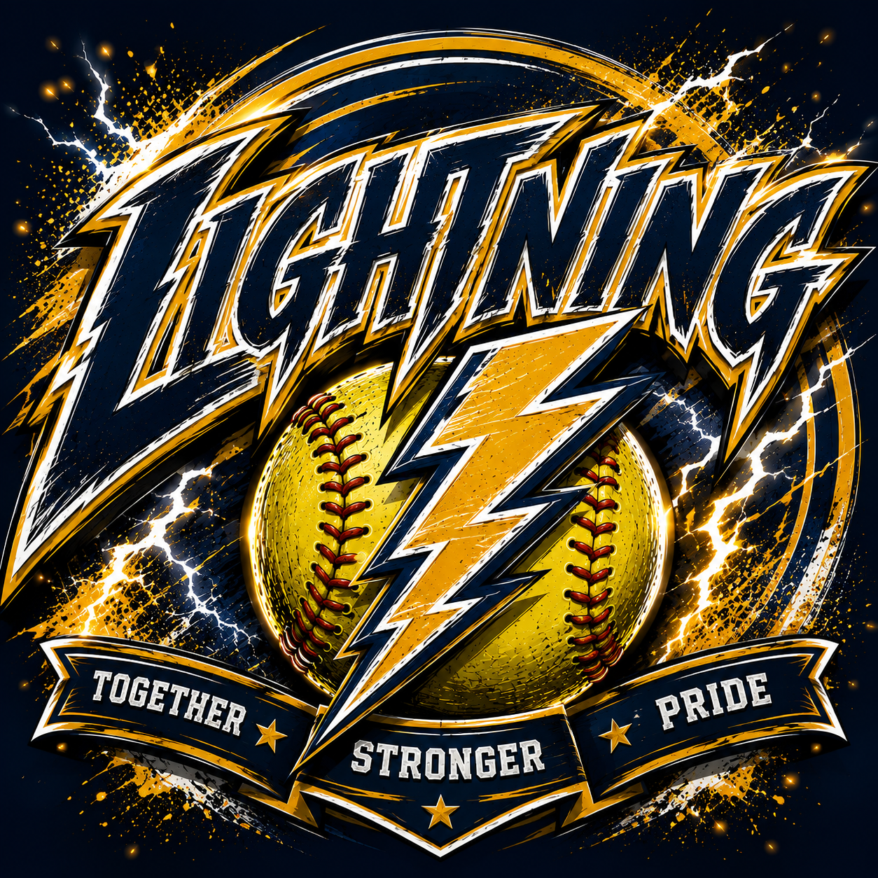 Tea Lightning Logo with Banner
