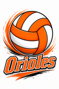 Lennox Orioles Volleyball Option 2