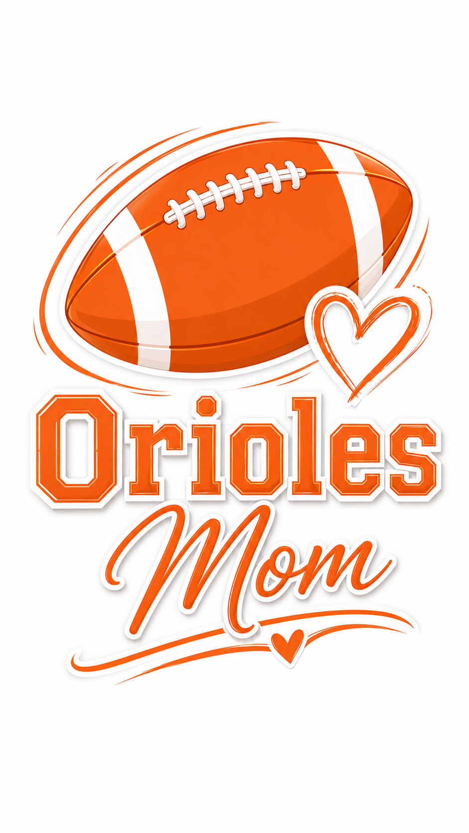 Lennox Orioles Football Mom