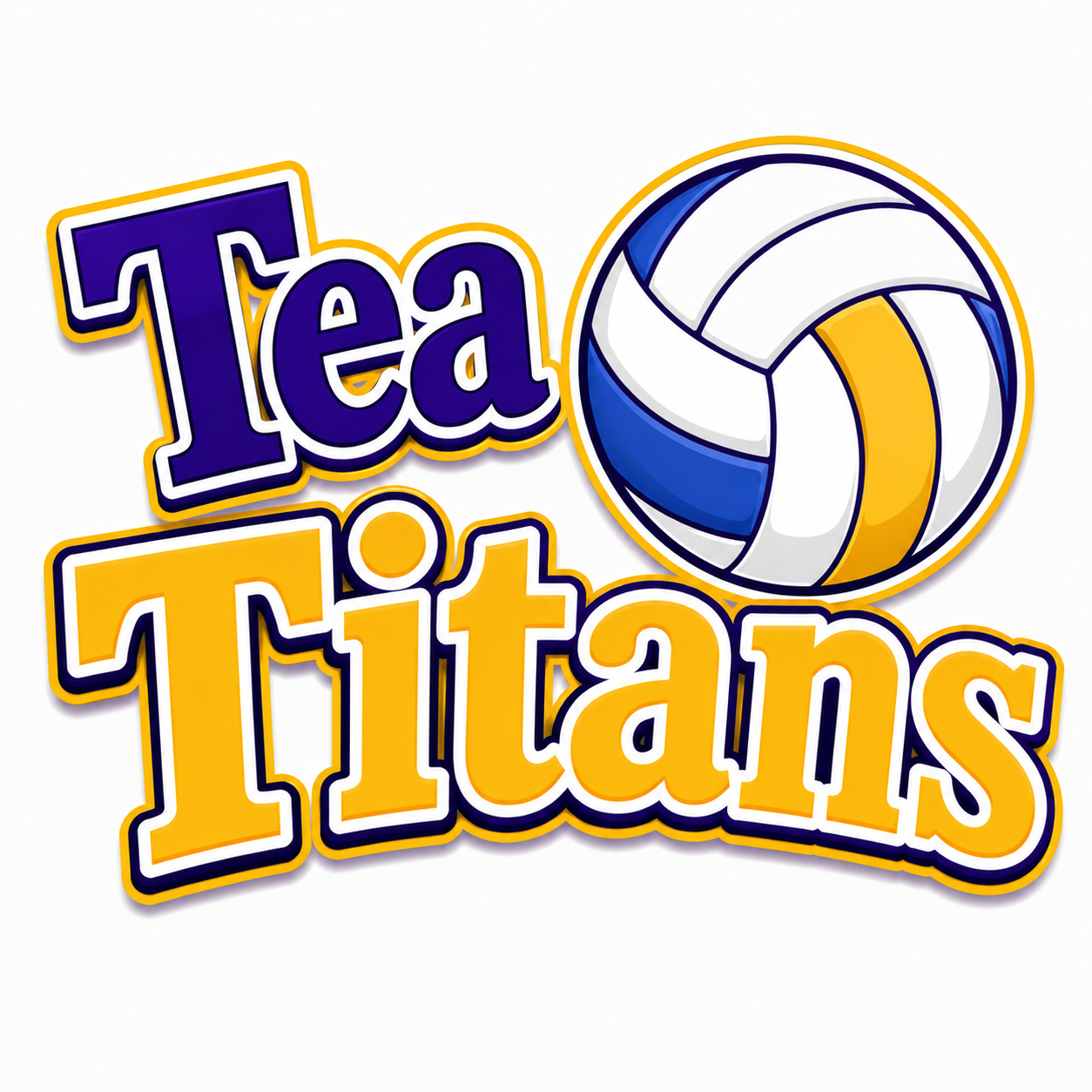 Tea Titans Volleyball Basic