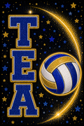 Tea Volleyball Glitter