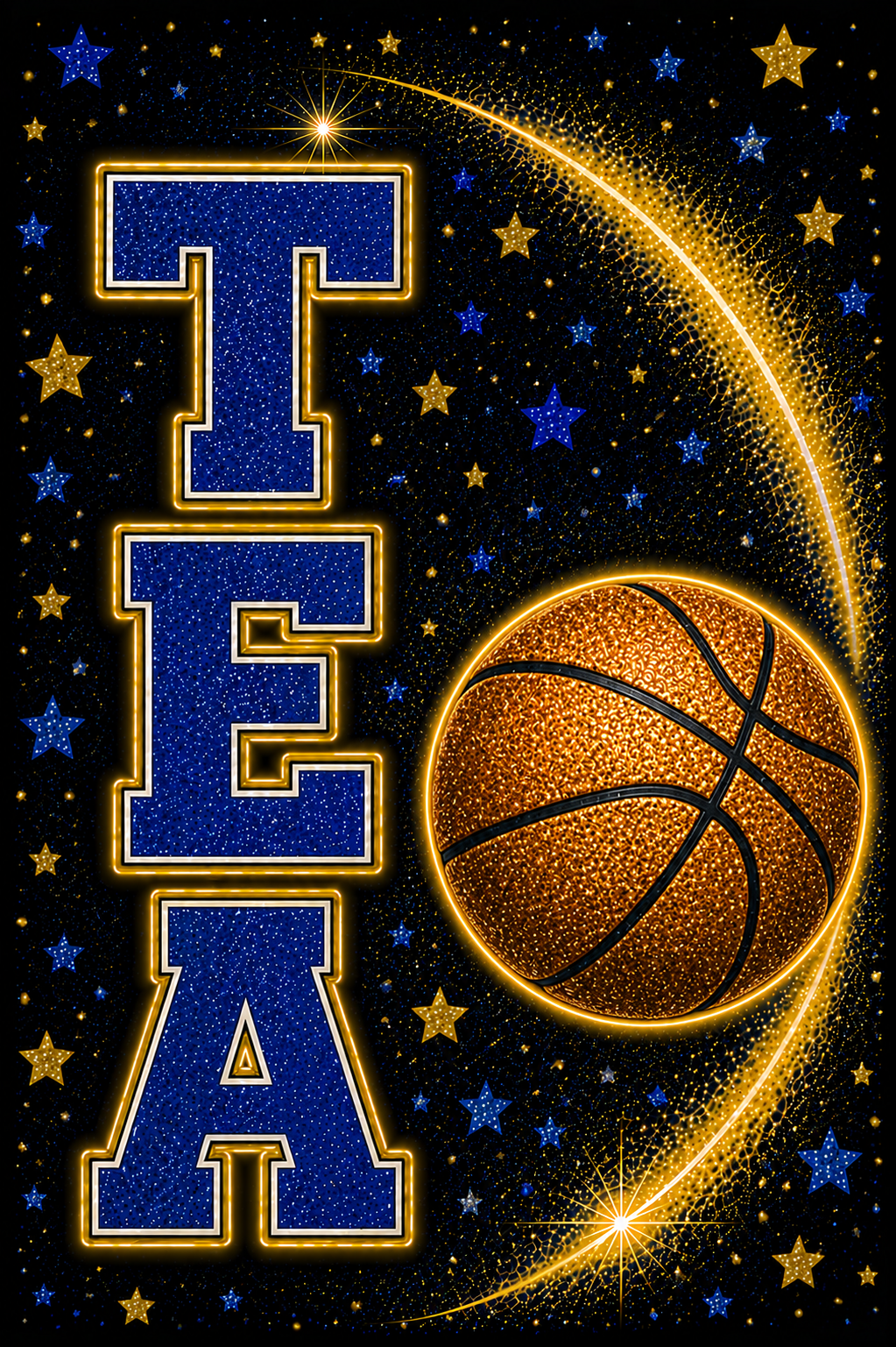 Tea Basketball Glitter