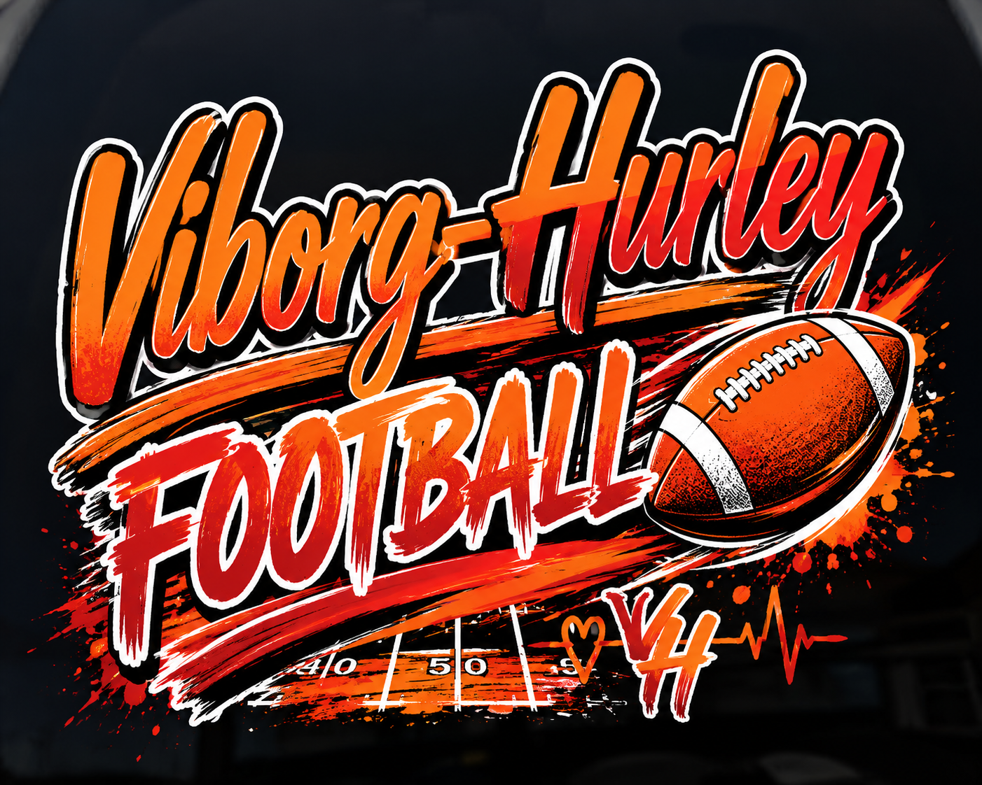 Viborg-Hurley Football Decal