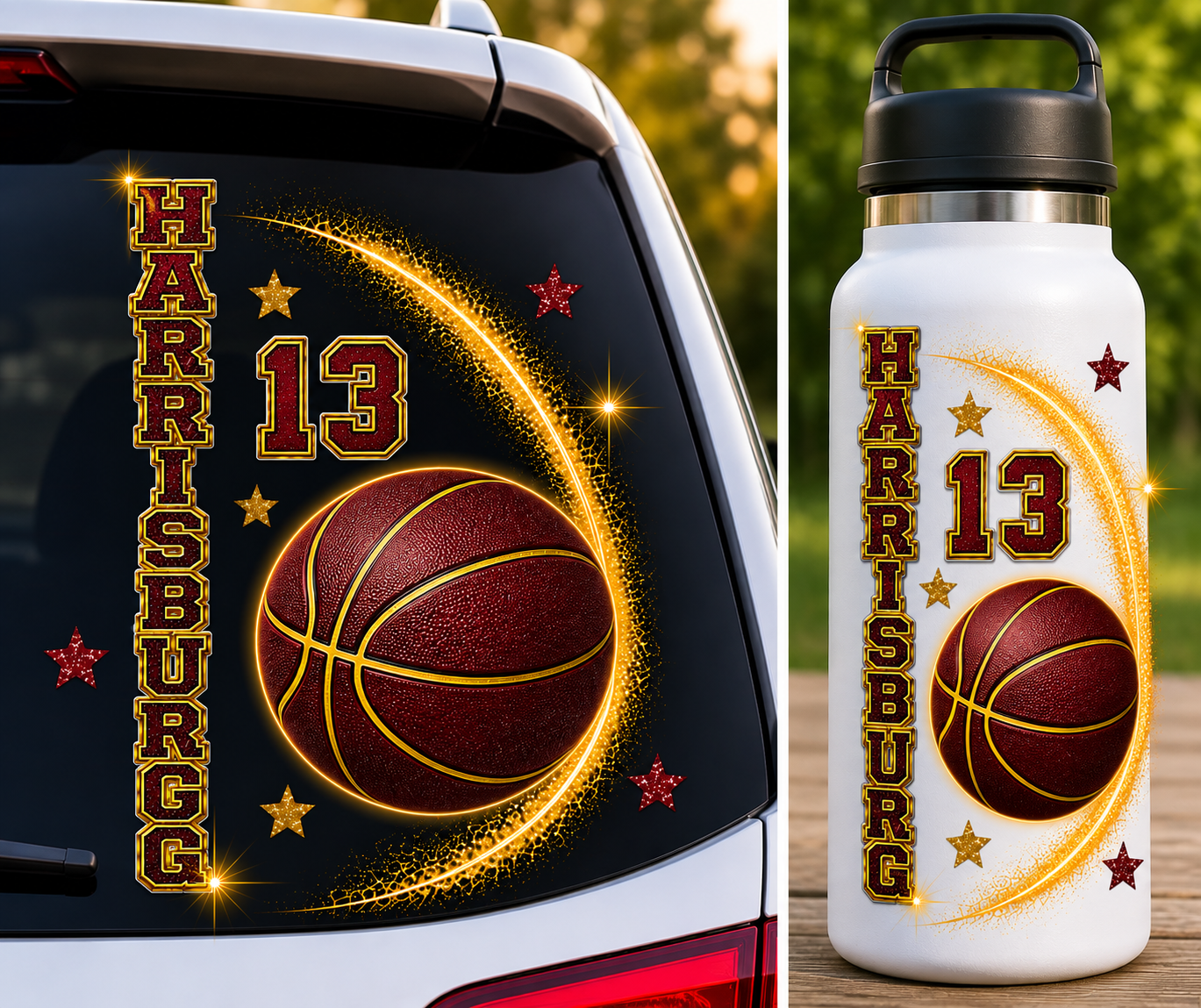 Harrisburg SD Basketball Glitter
