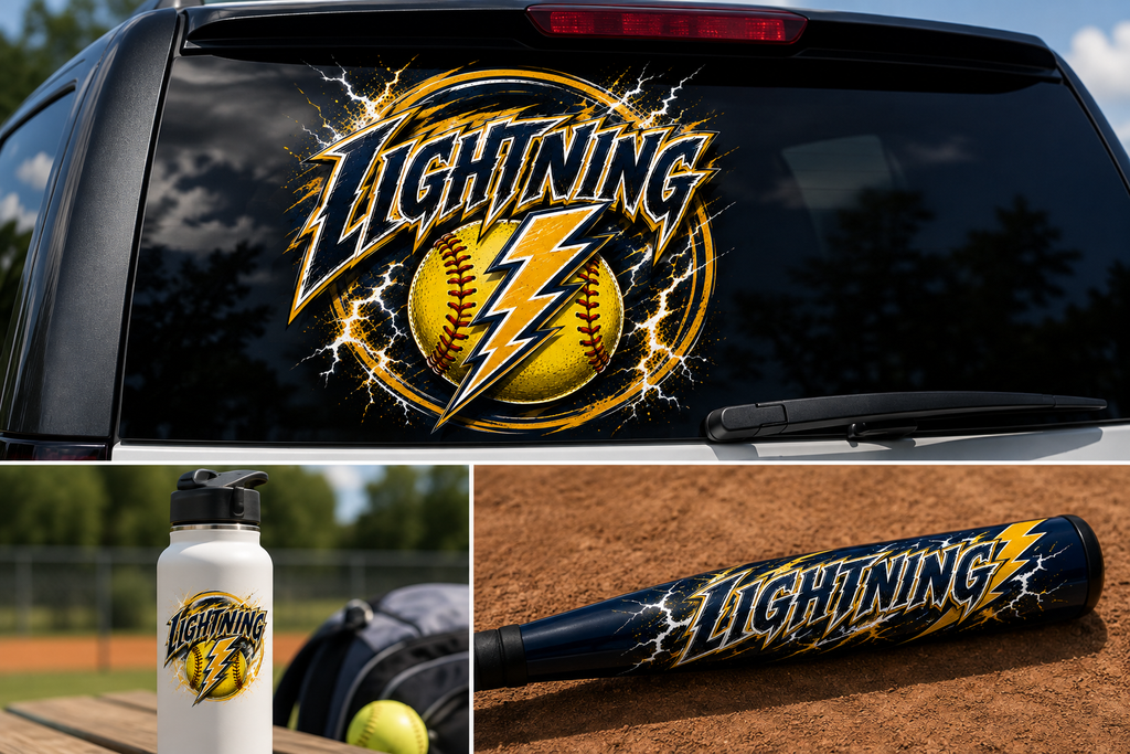 Tea Lightning Logo with Banner