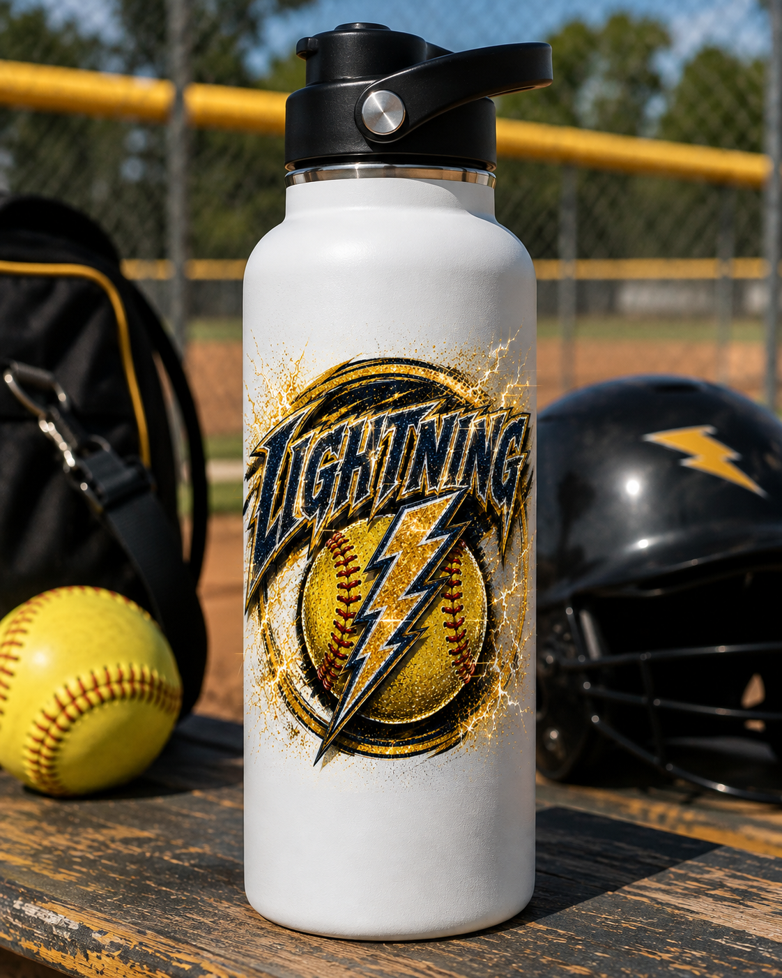 Tea Lightning Logo with Banner
