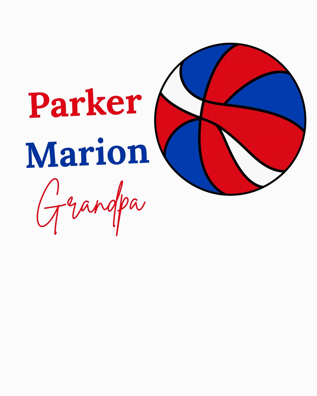 Parker Marion Basketball Grandpa