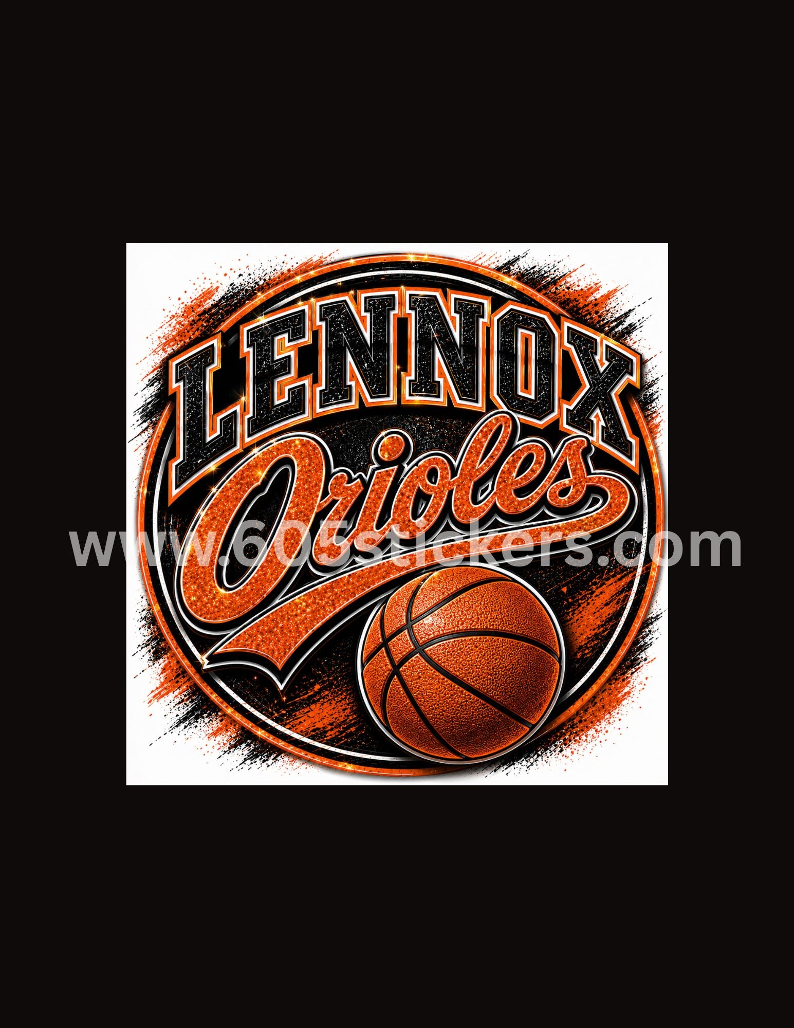 Lennox Orioles Basketball logo