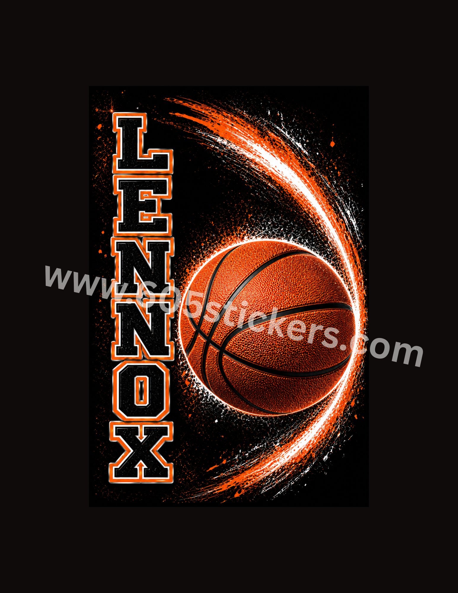 Lennox Basketball design flare