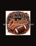 Lennox Orioles Football Logo